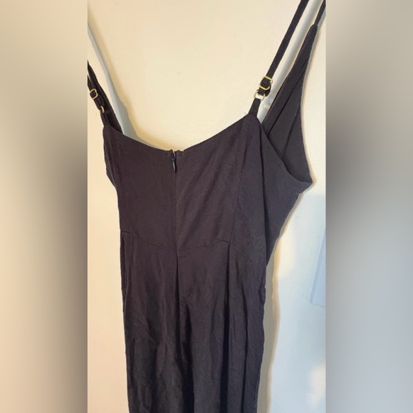 🔥NWT! L*Space Black Wide Leg Jumpsuit With Tie Waist Size S sku#93 - Picture 8 of 8